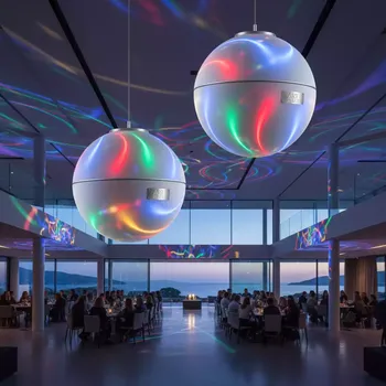Аренда Полусферы цветомузыкальные JB Systems Solar White на вилле «Анна» — ART SPACE