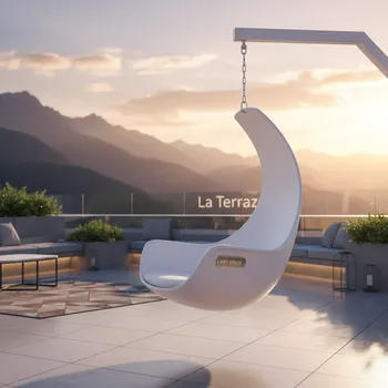 Аренда Кресло подвесное AFM 300GW White белый в ресторане «La Terrazza» — ART SPACE