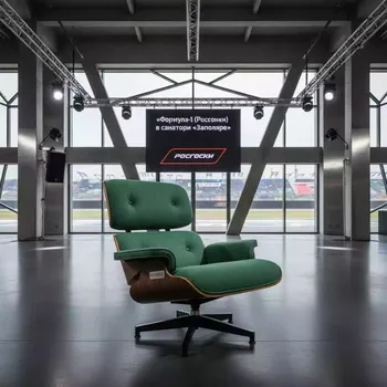 Аренда Чехол Е06 на стул Eames зеленый в санатории «Заполярье» — ART SPACE