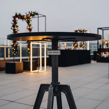 Аренда Стол toledo черный диаметр 60 см в Rodina Grand Hotel & SPA — ART SPACE
