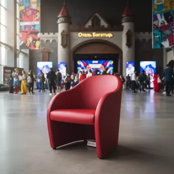 Аренда Стул с красным сиденьем Roma в отеле «Богатырь» — ART SPACE