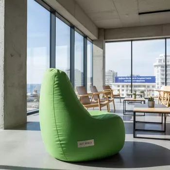 Аренда Кресло мешок Груша зеленый в Radisson Blu Resort & Congress Centre — ART SPACE