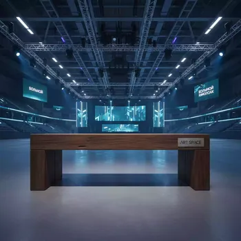 Аренда Лавка деревянная коричневая в ледовом дворсе «Большой» — ART SPACE