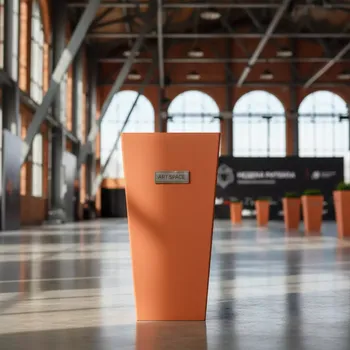 Аренда Кашпо для цветов Prosperplast Urbi Square Effect терракотовое 49,21 л в Skypark Sochi — ART SPACE