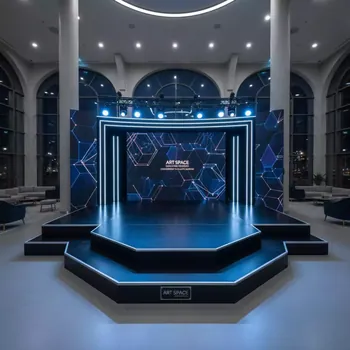 Аренда Сцена двускатная 4х3 черная в Cosmos Sochi Hotel — ART SPACE
