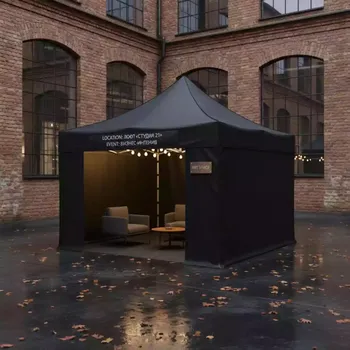 Аренда Тент быстровозводимый черный 4х6 в лофте «Студия 21» — ART SPACE