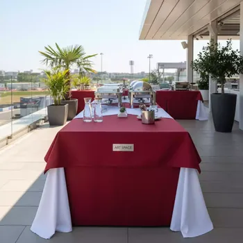 Аренда Скатерти фуршетные для конференций в ресторане «La Terrazza» — ART SPACE