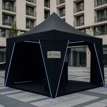 Аренда Пагода черная с мягкими стенками 5х5 в Mercure Сочи Центр — ART SPACE