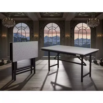 Аренда Стол Кейт 180 складной чемодан гранит пластиковый в Rixos Krasnaya Polyana — ART SPACE