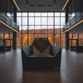 Аренда Кресло Diamond Black черное в Radisson Hotel Rosa Khutor — ART SPACE