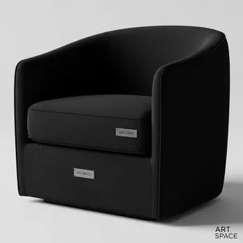Аренда Кресло Патрик черное тканевое в Sochi Marriott Krasnaya Polyana — ART SPACE