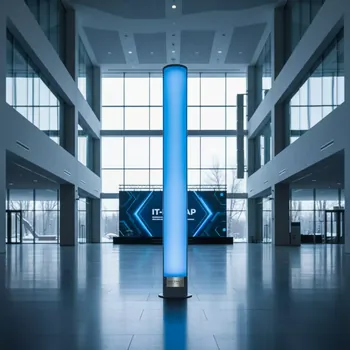Аренда Цилиндр с LED подсветкой диаметр 40 см в конгресс-холле отеля Жемчужина — ART SPACE