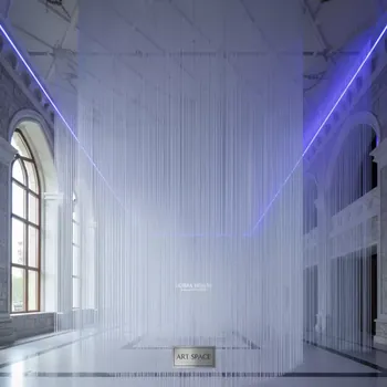 Аренда Дождик полипропиленовый белый новогодний в отеле «Богатырь» — ART SPACE