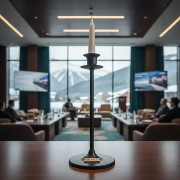 Аренда Подсвечник Классика черный в Sochi Marriott Krasnaya Polyana — ART SPACE