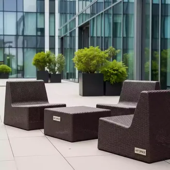 Аренда Комплект мебели Рио Патио Rio Patio set коричневый в Gamma Sirius — ART SPACE