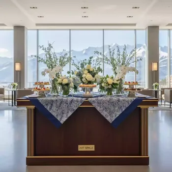 Аренда Фуршетный стол 80х80 см в Radisson Hotel Rosa Khutor — ART SPACE