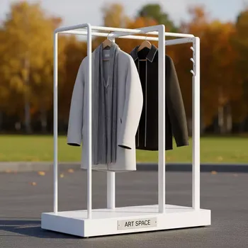 Аренда Вешало напольное Minimal White в комплексе «Дагомыс» — ART SPACE