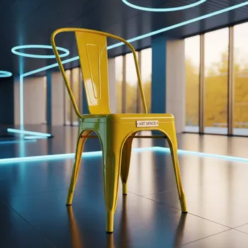 Аренда Стул Tolix желтый в отеле Radisson Lazurnaya — ART SPACE