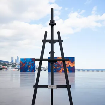 Аренда Мольберт Metall Black на территории Морпорта Сочи — ART SPACE