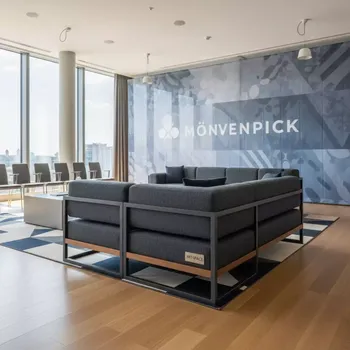 Аренда Диван угловой California gray серый в Mövenpick Hotel — ART SPACE
