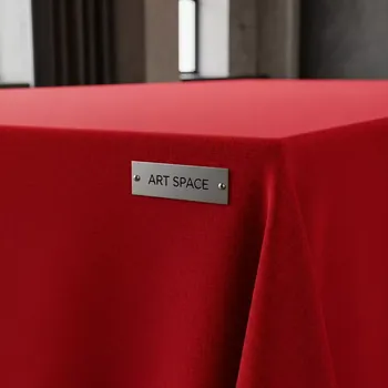 Аренда Скатерть прямоугольная Габардин красная 3300х2250 мм в Radisson Hotel Rosa Khutor — ART SPACE