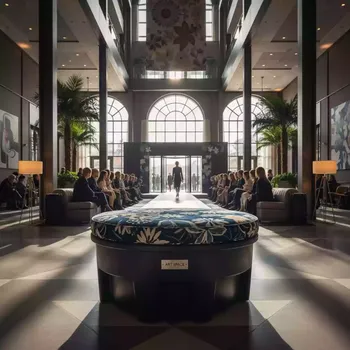 Аренда Пуф пластиковый с подушкой Maximo Pouf в Mövenpick Hotel — ART SPACE