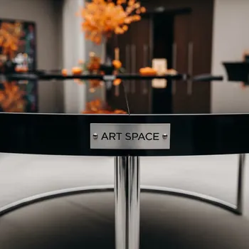 Аренда Стол банкетный Frankfurt 90 black в Delta Sirius — ART SPACE