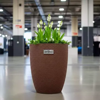 Аренда Кашпо для цветов Prosperplast Rato Tubus 15.5 7,5 л мокко в Сочи Парк Отеле — ART SPACE