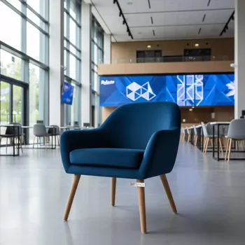 Аренда Кресло Orion синий вельвет в Radisson Blu Resort & Congress Centre — ART SPACE