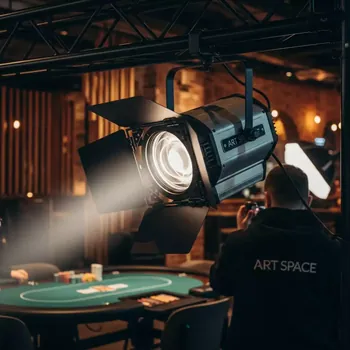 Аренда Прожектор с линзой Френеля Anlight ANLT3332C CW WW в ресторане «Сыроварня» — ART SPACE