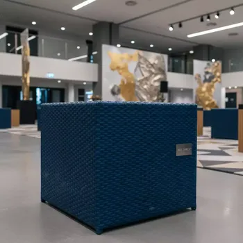 Аренда Пуф Aiko Bavaria из искусственного ротанга в банкетном зале «Дельфин» — ART SPACE