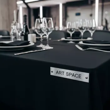 Аренда Скатерти черные стрейч 170х80 см в ресторане «D.O.M» — ART SPACE