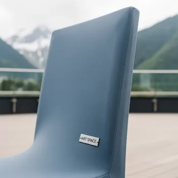 Аренда Чехол 46 с прямой спинкой серо голубой в Radisson Hotel Rosa Khutor — ART SPACE