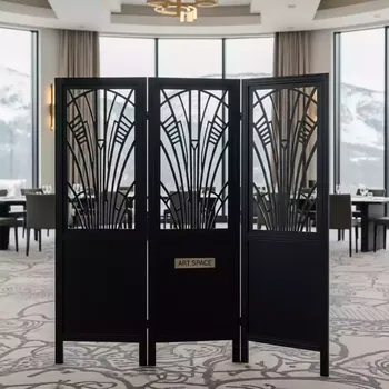 Аренда Ширма черная деревянная в Radisson Hotel Rosa Khutor — ART SPACE