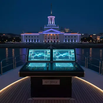 Аренда Пульт световой управления светом Road Hog 4 на VIP теплоходе (Морпорт Сочи) — ART SPACE