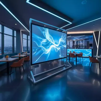 Аренда Экран для проектора в ресторане «Voda» — ART SPACE