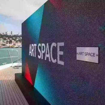 Аренда Светодиодный экран шаг 4 мм на VIP теплоходе (Морпорт Сочи) — ART SPACE