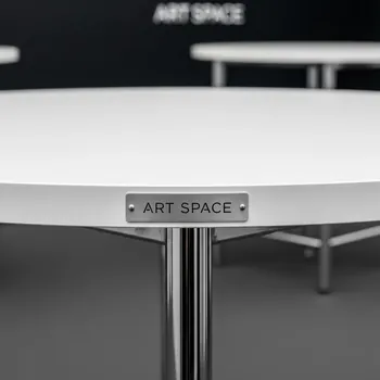 Аренда Стол круглый Backstage белый 70 см в Novotel Resort — ART SPACE