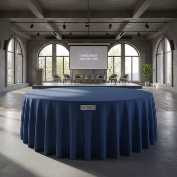 Аренда Скатерти круглые диаметр 3,3 м в санатории «Сочи» — ART SPACE