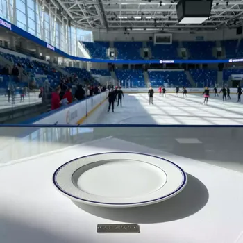 Аренда Тарелка Rim Blue кант 25 см в Ледовом дворце «Айсберг» — ART SPACE