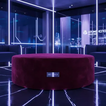Аренда Пуф большой бархатный бордовый Норман 325 в Novotel Resort — ART SPACE