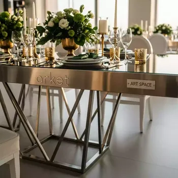 Аренда Стол металлический Arket в Маринс Парк Отеле — ART SPACE