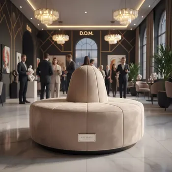 Аренда Пуфика SHAPE шампань R4E 00133 в ресторане «D.O.M» — ART SPACE