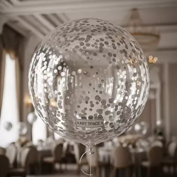 Аренда Шар с конфетти 30 см в Omega Sirius — ART SPACE