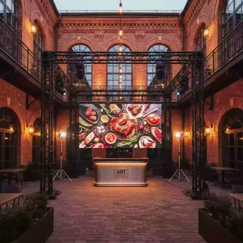 Аренда Светодиодный экран 6х3 метра в Boutique Hotel PORTUM 1905 — ART SPACE