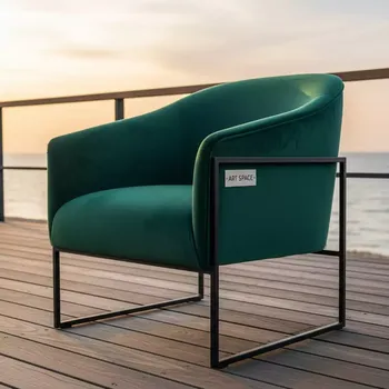 Аренда Стул Olys велюр Newtone Forest металл на пляже «Маяк» — ART SPACE