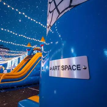 Аренда Батут с горкой "Химики" в Stella di Mosca — ART SPACE