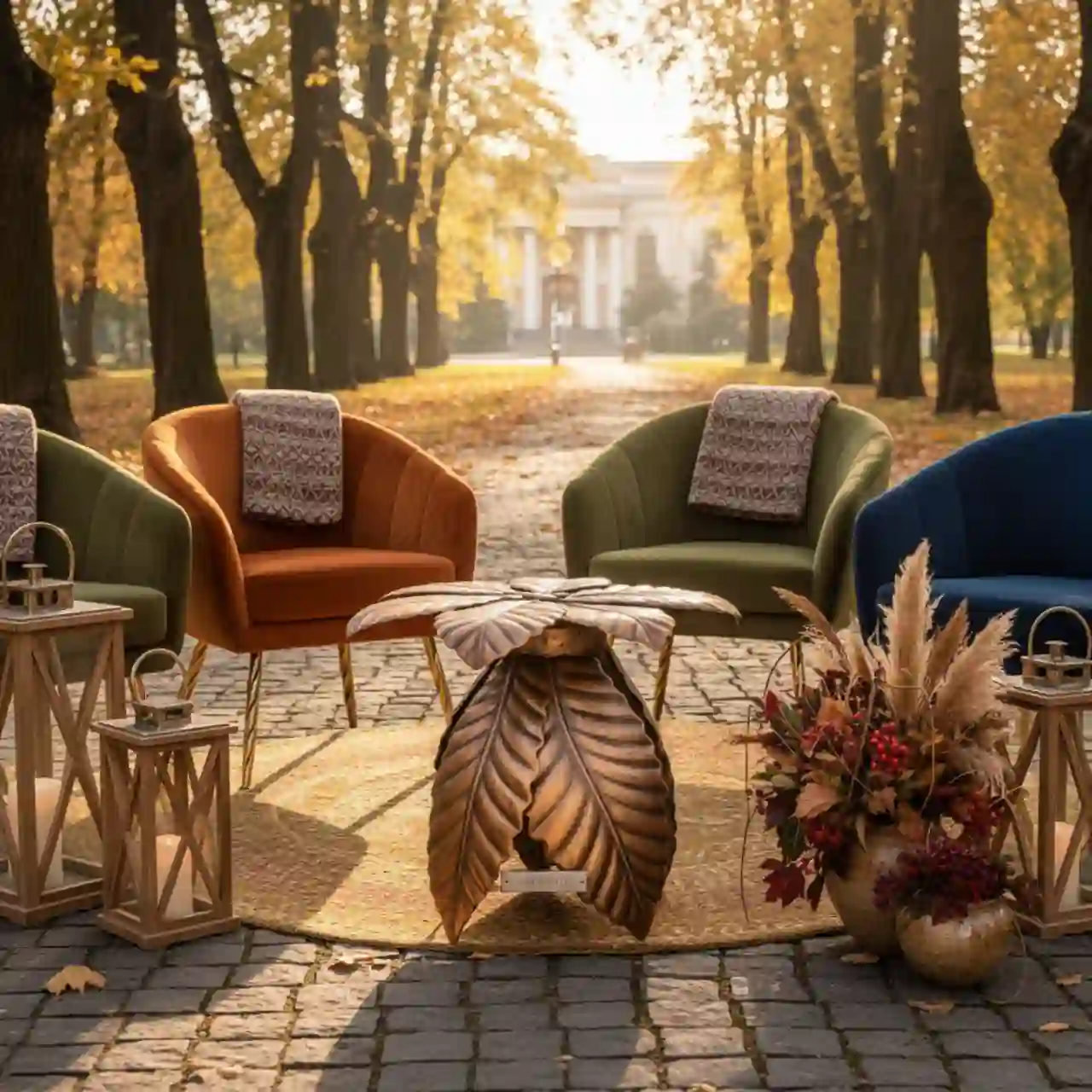 Табурет столик металлический Folia кофейный