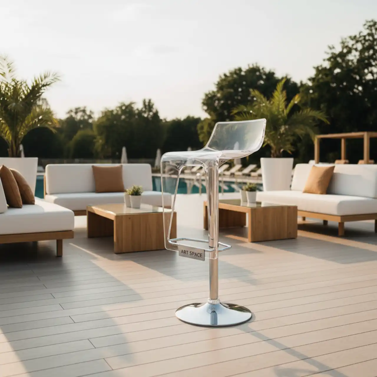 Табурет прозрачный барный X Treme BSS