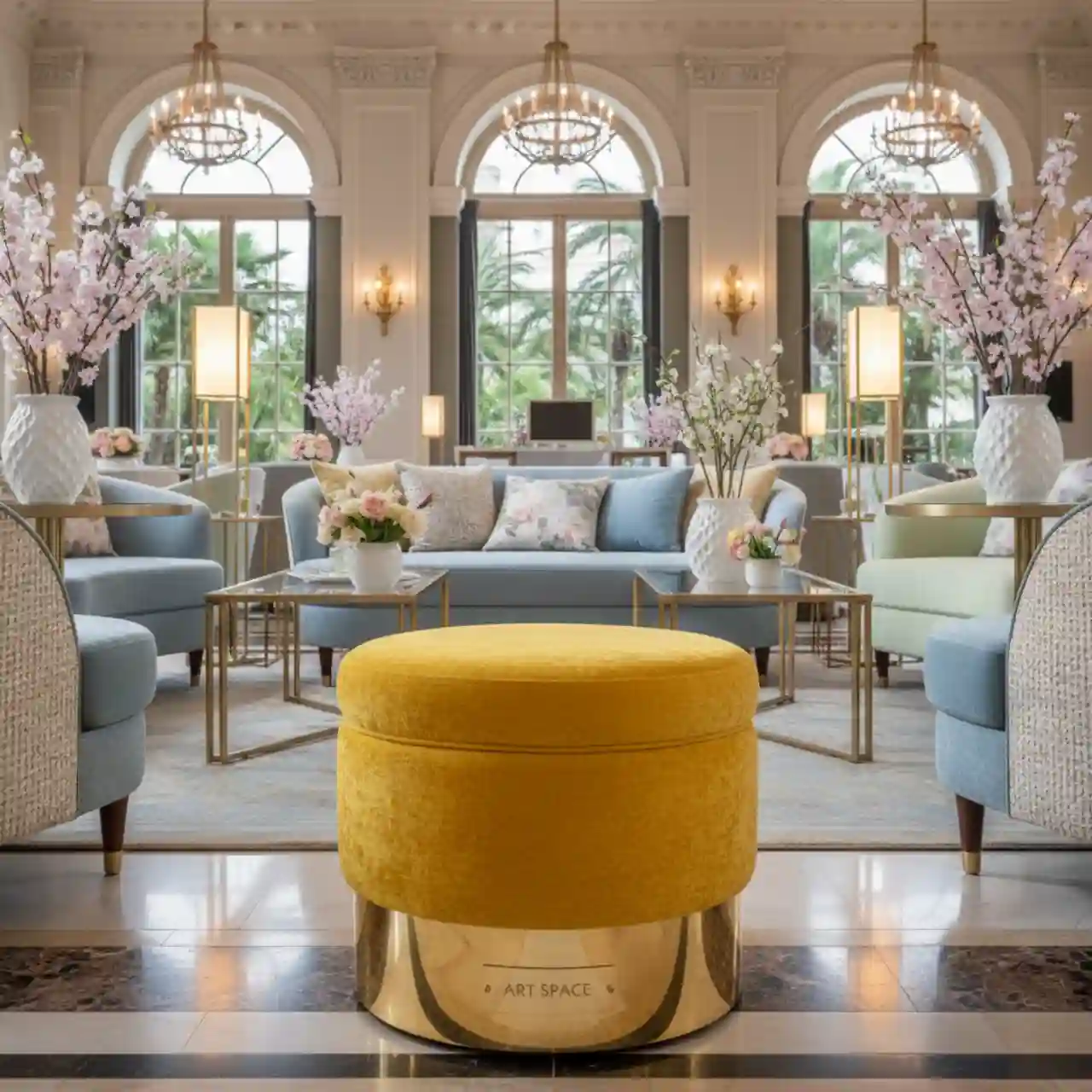 Табурет Рондо желтый